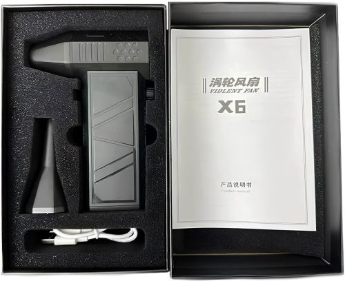 Автомобильный турбовентилятор для удаления пыли Violent Turbo Fan X6 130000 об/мин 8000 мАч аккумуляторный ручной воздушный компрессор воздуходувка