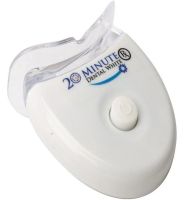 Зубна щітка капа 20 Minute Dental White для відбілювання зубів, Комплект відбілювач для догляду за порожниною рота з УФ підсвічуванням від батарейок