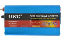 Преобразователь с чистой синусоидой UKC AC/DC 12v-220V 400W автомобильный инвертор напряжения тока 12В 220В 400 Вт аккумулятор от прикуривателя