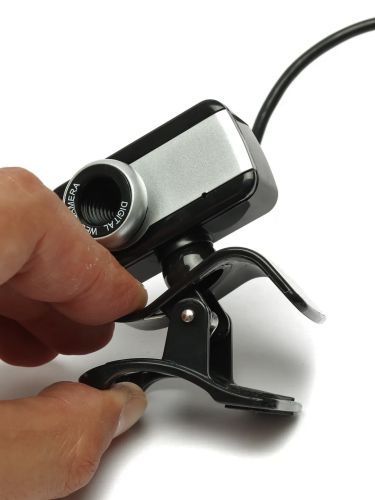Проводная веб камера с микрофоном Digital HD Camera RD517 640х480 универсальная внешняя USB веб-камера на прищепке для ПК компьютера и ноутбука Черная