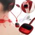 Розумний електричний масажер для шиї Neck Massager LY-480 імпульсний підвісний міні-масажер для шийного відділу з постійною температурою і дисплеєм