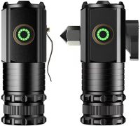 Ручний ліхтар зі склобоєм Bailong X-BAIL BL-450XC 5W акумуляторний світлодіодний міні LED ліхтарик з кріпленням, молотком і магнітом 800 лм Type-C