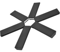 Кухонна підставка під гаряче Folding Pot Mat антипригарна термостійка складна підставка, нековзний килимок для посуду на кухню 19 * 19 см