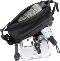 Чоловіча сумка через плече Baellery Cross Body Bag JXA1808 нагрудна водонепроникна повсякденна бананка на груди зі штучної шкіри 13Х17 см