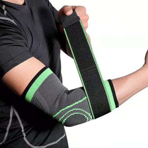 Фіксатор ліктьового суглоба Elbow Support ST - 2506 еластичний бандаж, фіксатор, універсальний спортивний налокітник на лікоть з фіксуючим ременем