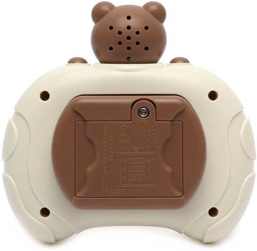 Дитяча іграшка головоломка Pop It Baby Bear Інтерактивна електронна приставка антистрес поп ІТ для зняття стресу на батарейках від 3-х років