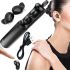 Беспроводные Bluetooth наушники с кейсом Awei T5 Black вакуумные наушники-гарнитура с шумоподавлением и микрофоном блютуз в чехле док-станция Черные