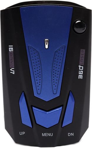 Автомобільний лазерний антирадар Radar Detectors T9-V7 детектор радіолокатора, радар виявник вимірювання швидкості з LED дисплеєм на 360° V7