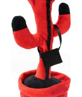 Розмовляючий танцюючий кактус гра в кальмара Dancing Squid Toy з підсвічуванням 32 см інтерактивна співоча дитяча іграшка повторюшка на акумуляторі