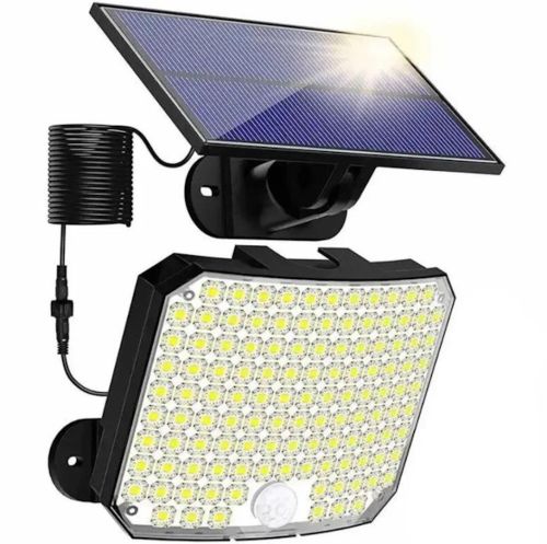 Вуличний настінний світильник Solar Wall Lamp BL - 234 SMD LED на сонячній батареї з датчиком руху, акумуляторний ліхтар IP65 HA - 110 на стіну
