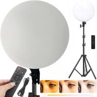 Кругла світлодіодна LED лампа Fill Light PF-33 33 см 13 " для фото і відео з пультом, Студійна селфи лампа відеосвітло теплий, нейтральний, холодний