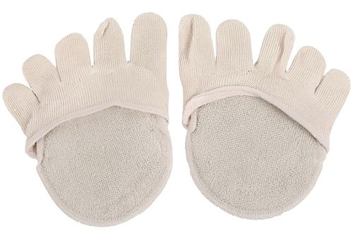 Носки от мозолей и натоптышей Five Finger Invisible Socks LY-398 силиконовые противоскользящие подушки полуноски, накладки от натирания для стопы