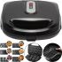 Електрична сэндвичница, бутербродниця Sandwich Maker Opera OP-909 2500W з 6 знімними формами гриль, вафельниця, Горішниця з антипригарним покриттям