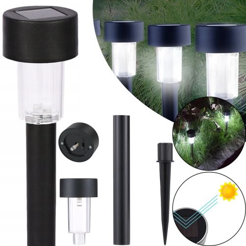 Уличный ландшафтный светильник Solar Lawn Lamp SB-1S на солнечной батарее 32 см, Садовый грунтовый фонарь F-7226-1 для подсветки дорожек и газонов