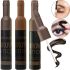 Водостійка фарба тінт Ministar Brow Tattoo Black Чорний з тату ефектом для підкреслення брів, Маркер гель #102 10 мл для татуювання брів