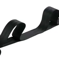 Подовжений нейлоновий ремінь Safe Stretch GS-3990 з 8 петлями для розтяжки і фіксатором для ноги, Тренажер гумка 8 петель для різного навантаження