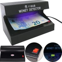 Ультрафіолетовий Автоматичний детектор валют Money Detector AD-118AB AC-220V, УФ лампа для швидко перевірки грошей купюр працює від мережі Чорний