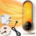 Электрический керамический обогреватель тепловентилятор Heating Fan E68S 1200W, Переносной электрообогреватель дуйка 2 режима с пультом ДУ для дома