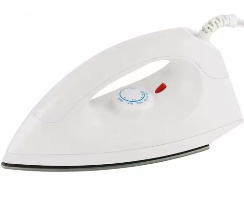 Ручна парова праска Royal Deluxe Dry Iron YPF-2003A з тефлоновим покриттям для сухого прасування одягу, Електрична 1000W з регулятором температури