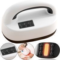 Беспроводной роликовый массажер Roller Heated Massager LKL-0128 с подогревом для всего тела, Вибрационный массажер на 6 роликов от аккумулятора