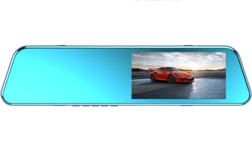 Автомобільний відеореєстратор дзеркало Vehicle Blackbox DVR a-501 з сенсорним дисплеєм 4.5 " дюймів з камерою заднього виду, авторегістратор 2 камери
