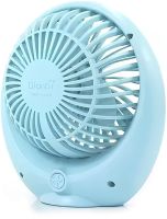 Настільний міні вентилятор Mini Fan SQ1978A портативний ручний вентилятор на стіл з 2 швидкостями, підсвічуванням і вбудованим акумулятором 4.5 W USB