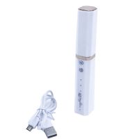 Бездротова акумуляторна плойка для вій Eyelash curler, Професійний пензлик для завивки вій, білий