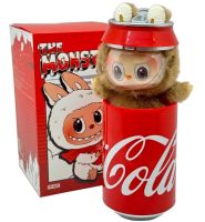 Дитяча плюшева іграшка The Monsters Labubu Coca Cola 15 см, М'яка колекційна фігурка сюрприз Лабубу в банці Кока кола для дітей