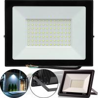 Світлодіодний вуличний прожектор 100W LED Flood Light Series 2 UKC FL-100 з монтажним кріпленням на кронштейн, денний ліхтар 100 Вт IP66 6400К для вулиці від мережі