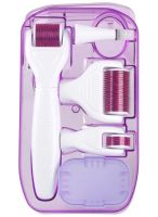Мезороллер для обличчя і тіла Customs Derma Roller System 5 в 1 набір для догляду за шкірою, антивіковий дермароллер з титановими мікроголками AND 1-17