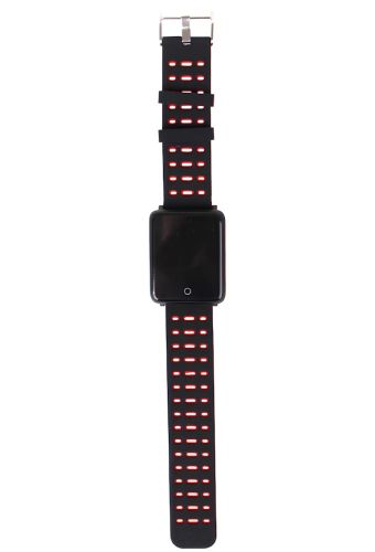 Розумні наручні смарт годинник Smart Bracelet F5 Black водонепроникний Bluetooth крокомір, фітнес трекер з бездротовою зарядкою IOS Android чорні