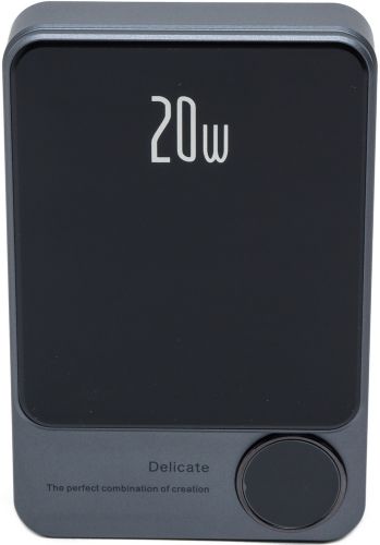 Беспроводной магнитный павербанк Power Bank Q9 20W MagSafe 10000 mAh внешний аккумулятор USB Type-C Lightning зарядное устройство для IOS Android