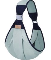 Рюкзак-переноска для новонароджених Baby Sling AND182 дихаючий слінг переноска для дитини, ерго рюкзак до 20 кг, кенгуру для немовляти на одне плече