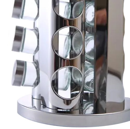Спецовница карусель для специй Bohmann BH-7862 20 емкостей на вращающейся подставке, Органайзер баночки для приправ Carousel MAG-728 на 20 отсеков