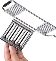 Ручна терка Vegetable Slicer Grater XL-338 овочерізка для чищення та нарізання фруктів, овочів, плоска шатківниця 3 змінні насадки з нержавіючої сталі