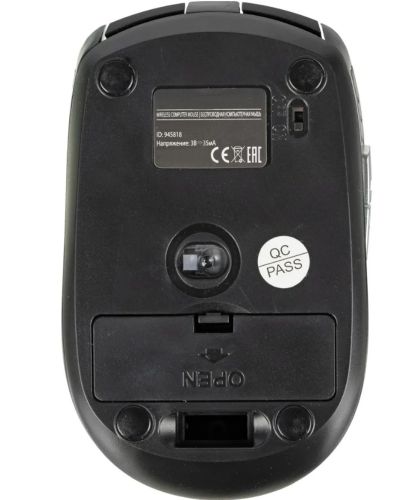 Бездротова оптична мишка Jedel W550 Black 1000 dpi ігрова для комп'ютера і ноутбука 2.4 GHZ на батарейці, геймерська USB миша 98127 Чорна