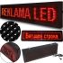 Світлодіодна внутрішня біжучий рядок табло Led Story 100х20 WIFI / USB з червоним підсвічуванням для реклами Вулична торгова вивіска c біжучим рядком