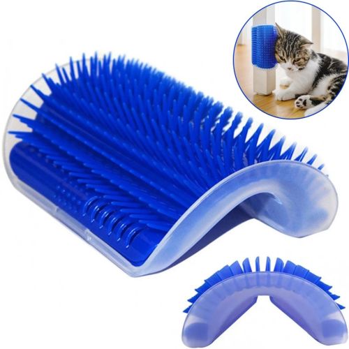 Масажна щітка-чесалка для кішок Hagen Catit Self Groomer для грумінгу кутова щітка чесалка для котів і собак іграшка для тварин для самогрумінгу