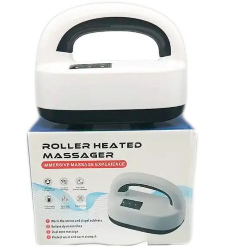 Беспроводной роликовый массажер Roller Heated Massager LKL-0128 с подогревом для всего тела, Вибрационный массажер на 6 роликов от аккумулятора