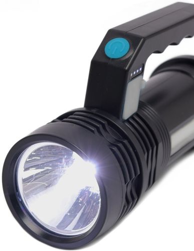 Аккумуляторный ручной фонарик X-Balog BL-8205 светодиодный переносной LED светильник 1200 mAH портативный фонарь прожектор 4 режима USB BK-899