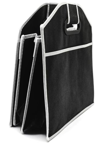 Складная сумка органайзер Car Boot Organiser CR-113 в багажник автомобиля, раскладной тканевый ящик на 5 отсеков для хранения мелочей в авто