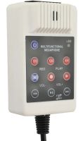 Ручной громкоговоритель ER-66U 25W с дальностью 500м аккумуляторный мегафон рупор с выносным микрофоном, записью голоса и встроенной сиреной ER66U