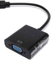 Конвертер HDMI на VGA универсальный видеокабель, адаптер переходник для преобразования сигнала, аудио вход 3.5 mm Converter 1080P USB 34103