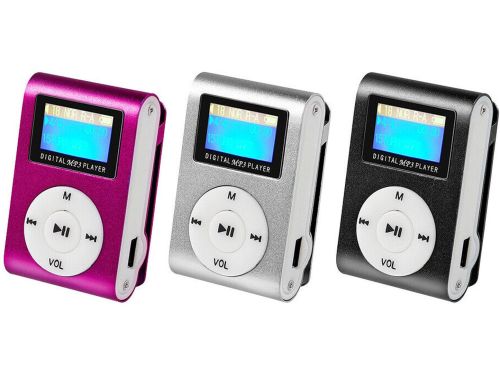Міні MP3-плеєр Toto TPS - 02 With Display Earphone портативний медіа плеєр з LCD дисплеєм і кліпсою для кріплення MP3 WMA microSD USB 48Х28Х12 см