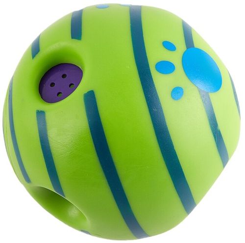 Хихикаючий м'яч для собак Wobble Wag Giggle Ball D-14, інтерактивна іграшка для гри з собакою іграшка-м'яч звуковий з термопластичної гуми