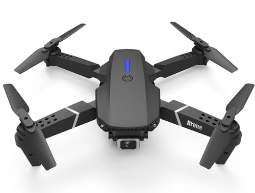 Складаний радіокерований квадрокоптер Foldable S-89 Pro Black FPV з 4K HD камерою, Чорний літаючий коптер на пульті управління s89