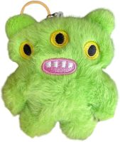 Дитяча плюшева іграшка брелок Fuggler Wide Eyed Weirdo 13 см, М'яка фігурка монстрик сюрприз Фуглер FuggGlow з брелоком для сумки для дітей