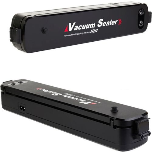 Вакуумний пакувальник пакетів New vacuum Sealer LP-11 Автоматичний вакууматор, апарат вакуумайзер для упаковки і зберігання їжі, продуктів Чорний