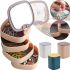Вращающаяся шкатулка органайзер Rotatable Jewellery Organizer LD-688 для хранения ювелирных украшений 4 отделения с зеркалом, Футляр для бижутерии