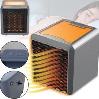 Керамічний інфрачервоний обігрівач Handy Heater Pure Warmth RD-08 1200W, настільний тепловентилятор c LED підсвічуванням, електрообігрівач Чорний